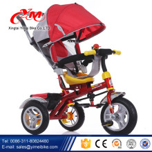 Großhandelsbabystoßdreirad scherzt intelligentes trike / 3 Radspielwaren trike Fahrrad für Baby- / Stoßträgerbaby trike Spaziergänger